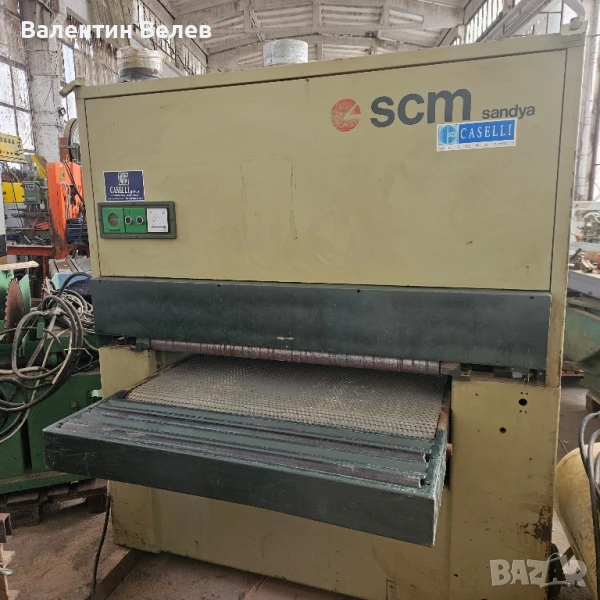 двувалов калибровачен шлайф на 1100мм.с пета-SCM, снимка 1