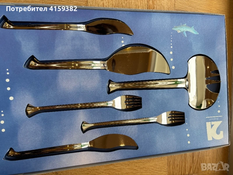Комплект сет прибори за риба, снимка 1