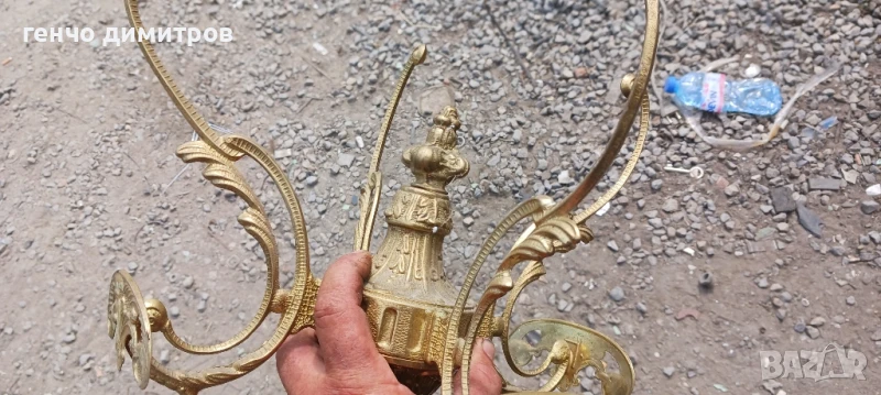 голяма бронзова закачалка за дрехи, снимка 1