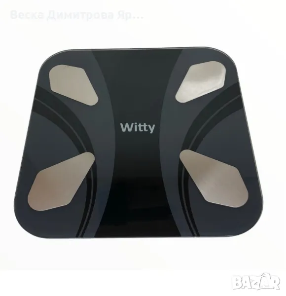 Електрически кантар, Bluetooth, Капацитет до 180 кг, снимка 1