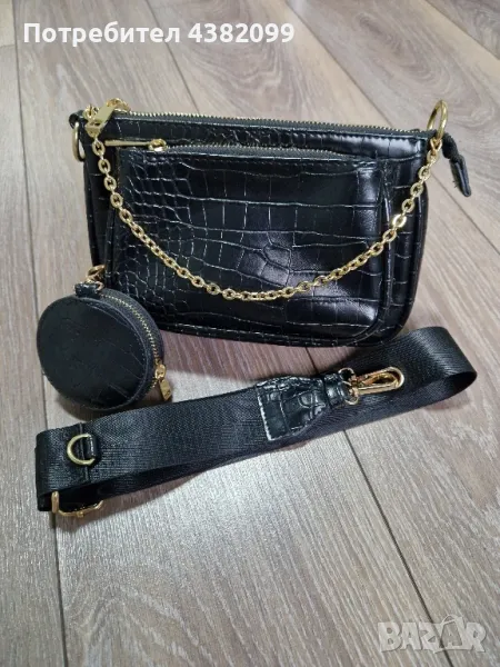 кожена дамска чанта, снимка 1