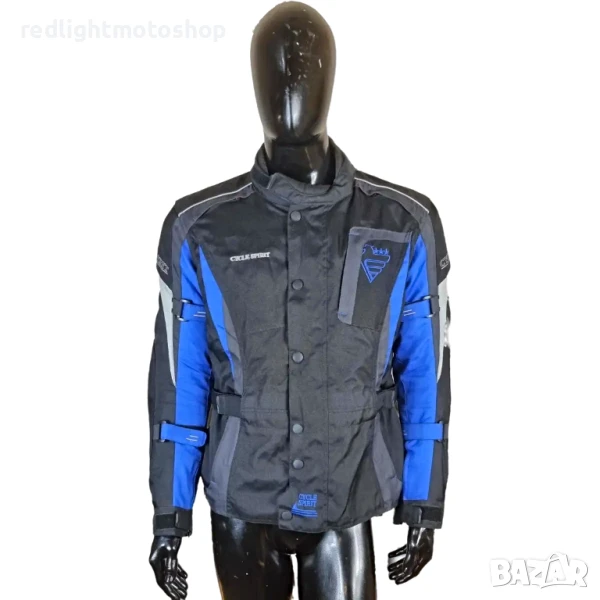 📌 5159 | Cycle Spirit | Мъжко текстилно мото яке | КАТО НОВО | L | 150 лв, снимка 1
