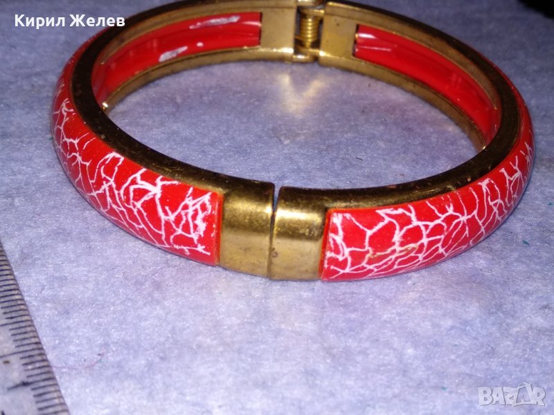 ПРЕКРАСНА МЕСИНГОВА ПОЗЛАТЕНА ФЕШЪН АРТ ГРИВНА 37924, снимка 1