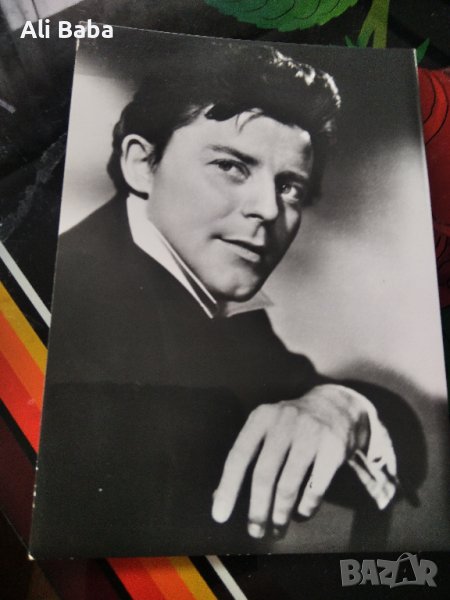 Картичка /снимка френския актьор Жерар Филип, снимка 1