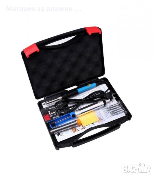 КОМПЛЕКТ ЕЛ. ПОЯЛНИК С АКСЕСОАРИ В КУФАР ЗА СЪХРАНЕНИЕ - код 1745, снимка 1