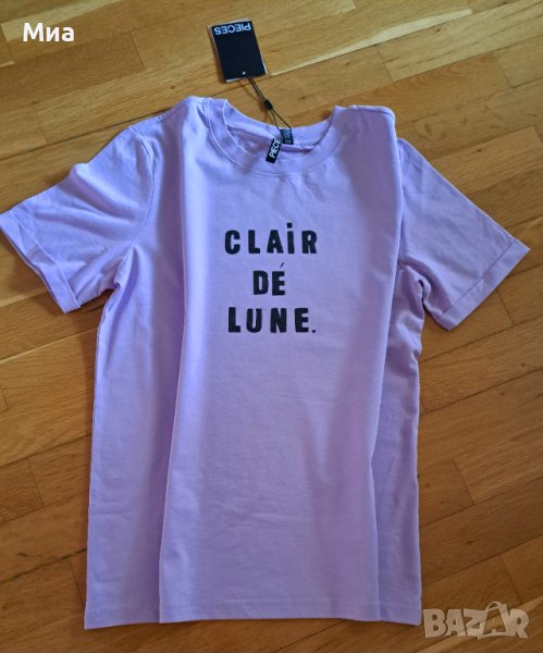 Дамска лилава тениска., снимка 1