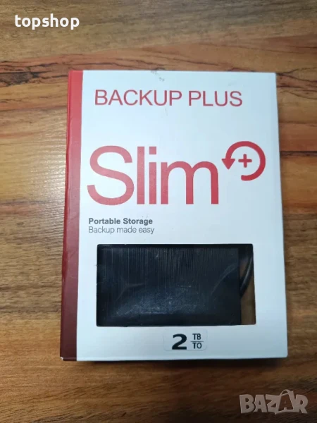 НОВ, ТЕСТВАН 2 терабайта 2 TB преносним ССД SSD хард диск , снимка 1