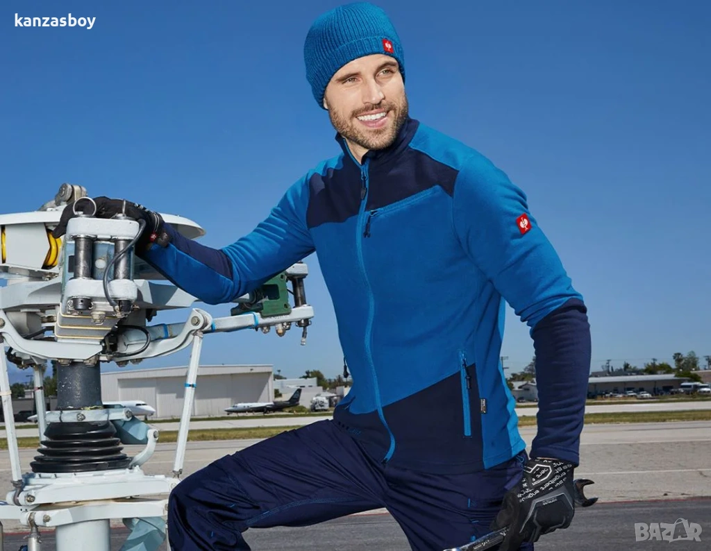 engelbert strauss fleece jacke e s motion 2020 - мъжко поларено яке ХЛ, снимка 1