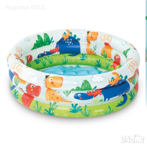 Детски басейн Intex, С динозаври, 61х 22 см, снимка 1