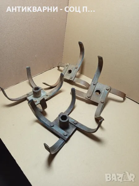 Комплект Стари Чапи За Мотофреза., снимка 1