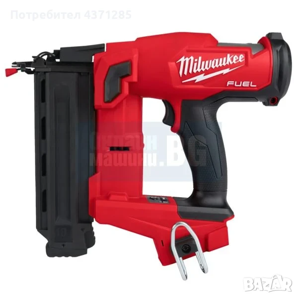 Акумулаторен такер Milwaukee M18FN18GS-0X, 18 V, 0°, 25 - 64 мм, без батерия и зарядно, снимка 1
