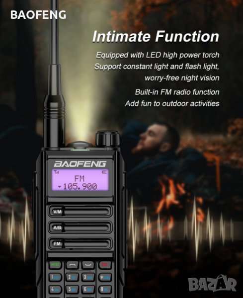 Нова РАДИОСТАНЦИЯ BAOFENG UV 16 Ultra 25w 12500mah двубандова ip68, снимка 1