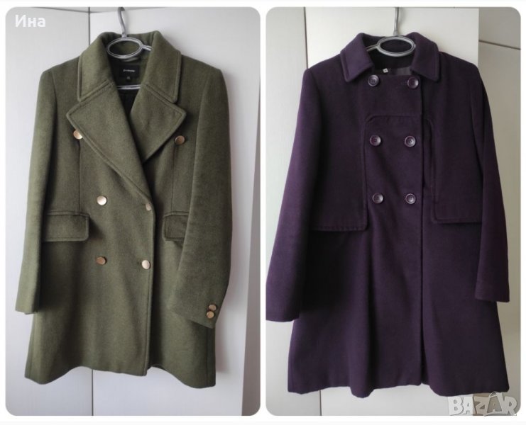 Вълнени палта Stradivarius и др. р-р L, снимка 1