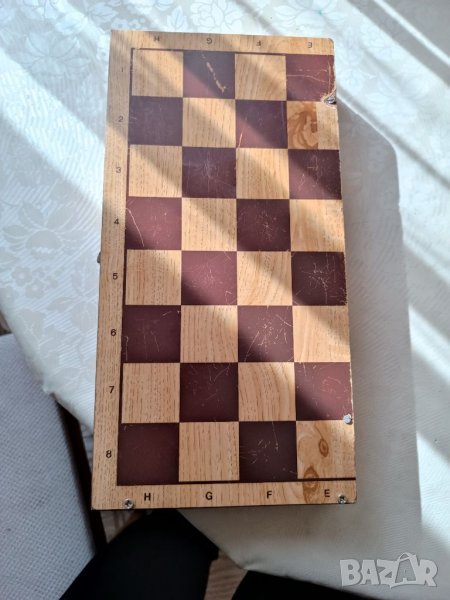 Стар дървен шах, снимка 1