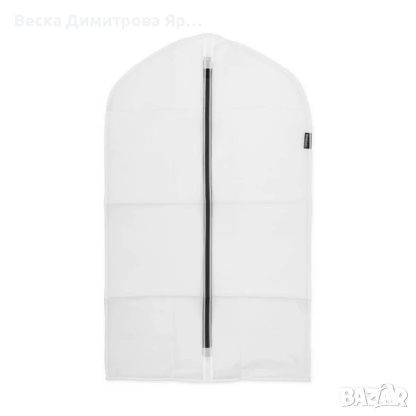 Комплект калъфи за дрехи Brabantia, paзмepи M/L/XL, Transparent/Grey, 2 броя, снимка 1