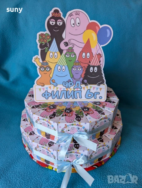 Картонена торта Барбароните, снимка 1