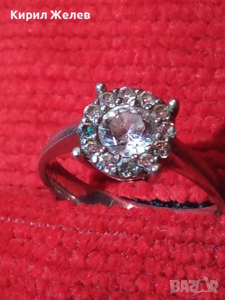 СКЪПОЦЕНЕН ФЕШЪН АРТ СРЕБЪРЕН ПРЪСТЕН СРЕБРО 925 с ЮВЕЛИРНО ФАСЕТИРАНИ ЦИРКОНИ 32428, снимка 1