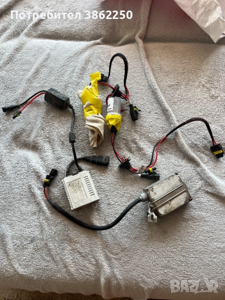 Ксенон крушки с баласти, система H7 35W 6000K AC бяло-сини, снимка 1