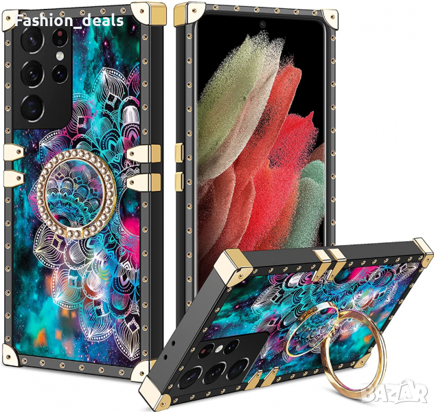 Нов удобен калъф / кейс за Samsung S21 Ultra със стойка Държач Самсунг, снимка 1