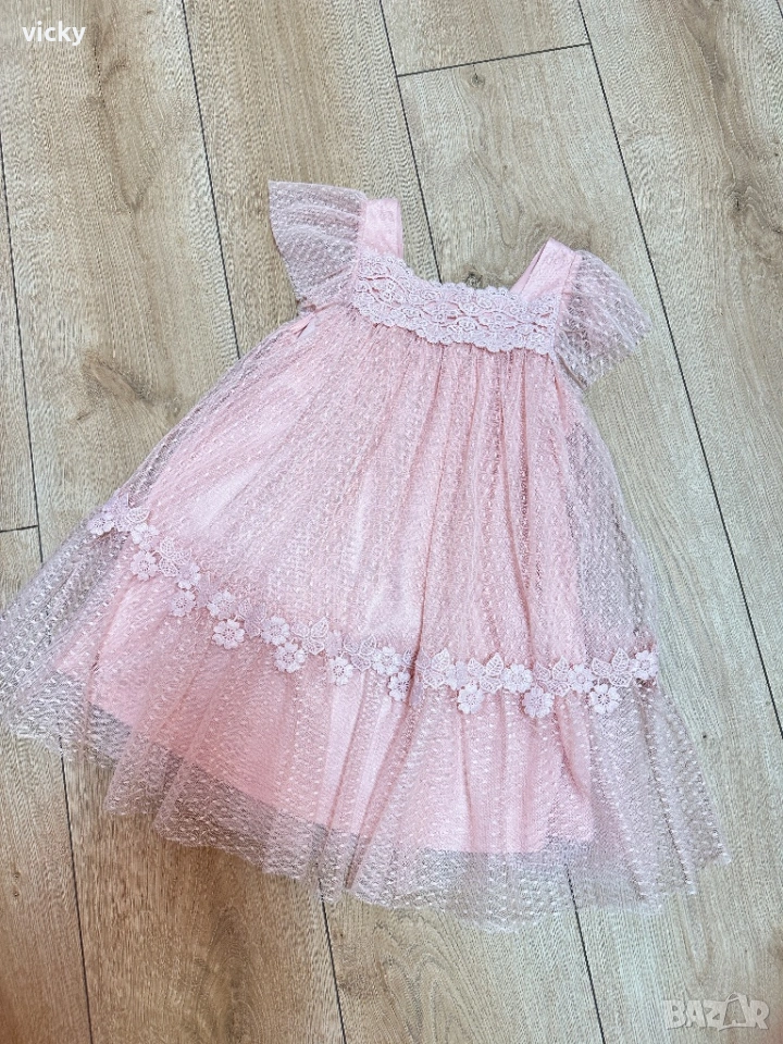 Ефирна лятана рокличка в бледорозов цвят Cool Club, размер 98 , снимка 1