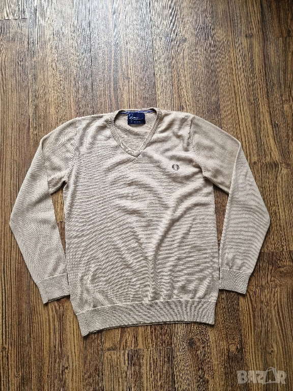 Страхотна мъжка блуза пуловер FRED PERRY размер S, снимка 1