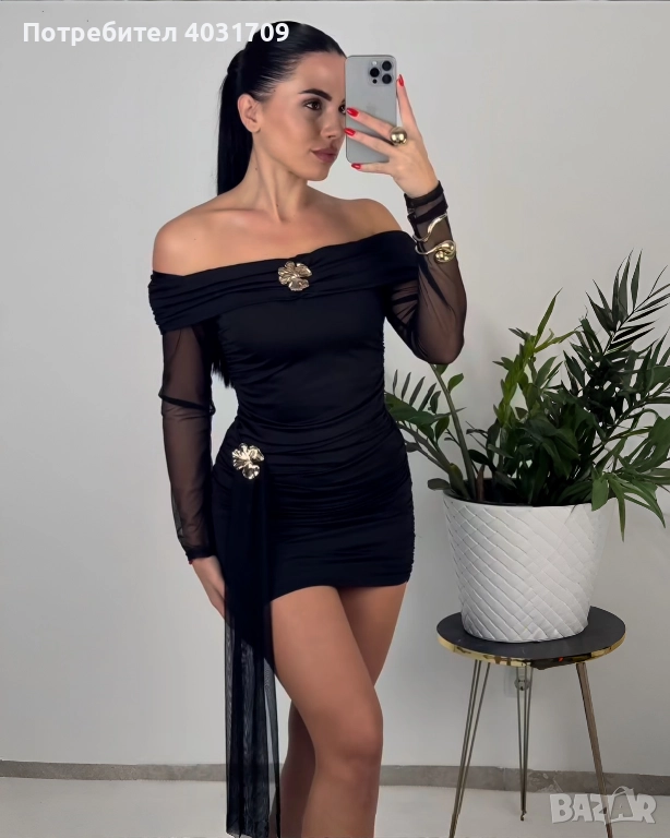 Рокля с тюл , снимка 1