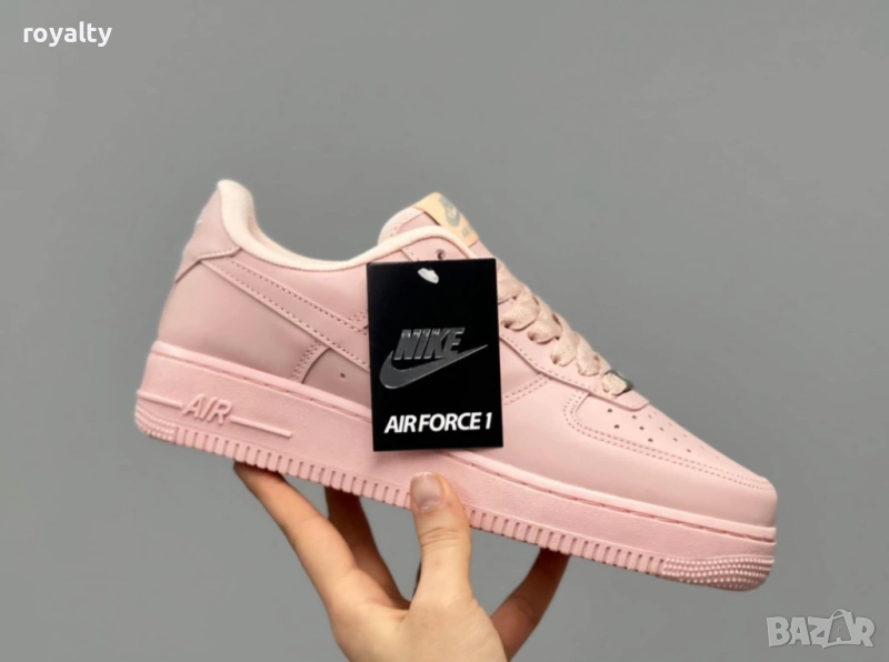 Nike Air Force 1 розови дамски маратонки , снимка 1