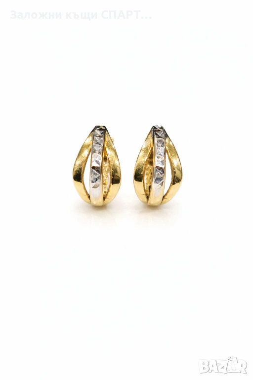  Златни Обеци - 2.02гр. , снимка 1