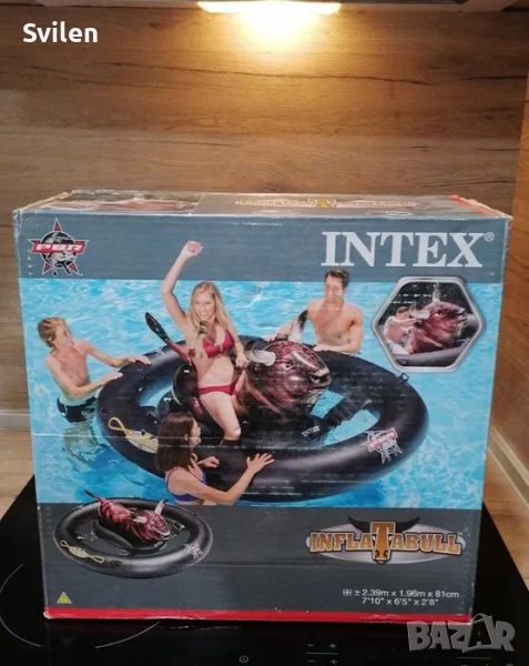Надуваем дюшек - Inflatabull, 239 x 196 x 81 см, снимка 1