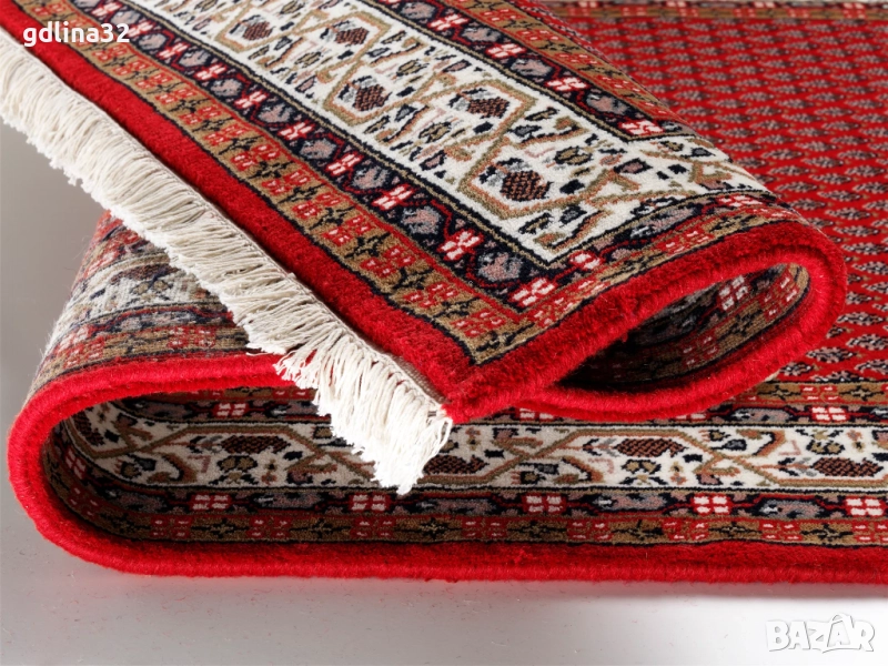 Вълнен килим тип персийски, снимка 1