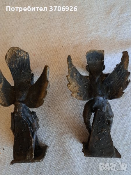 Комплект 2 бронзови статуетки Гаруда, снимка 1