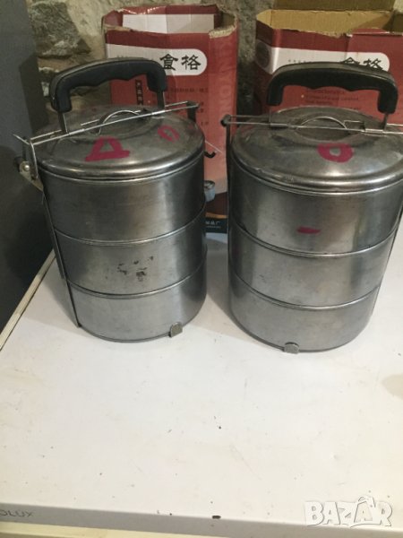 два комплекта кенчета за храна-използвани, снимка 1