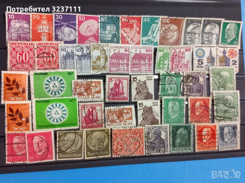 Марки различни държави, снимка 1