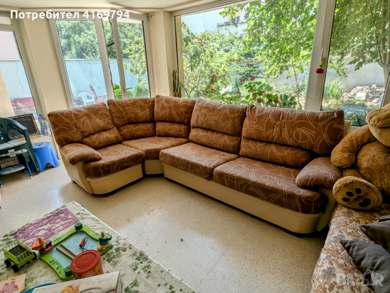 Продавам ъглов диван в отлично състояние, снимка 1