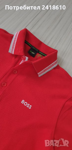 Hugo Boss Paddy Pique Cotton Regular Fit Mens Size S НОВО! ОРИГИНАЛНА Тениска!, снимка 1