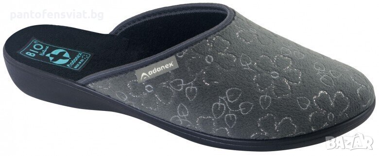 Дамски чехли ADANEX сив принт 36/41, снимка 1