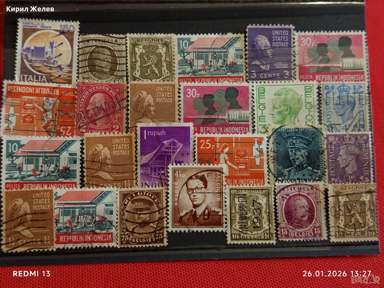 Стари пощенски марки от цял свят смесени СВЕТОВНИ ЛИДЕРИ за КОЛЕКЦИЯ 52025, снимка 1