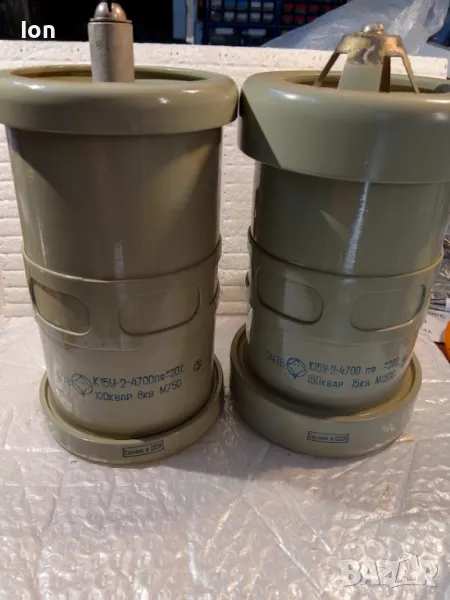 K15У-2 Кондензатори СВЧ руски 4700pF/ 8kV 100кВар и 4700pF/ 15kV 150кВар, снимка 1