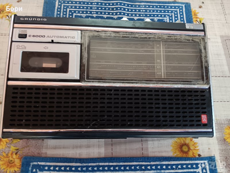 GRUNDIG C 6000 Радиокасетофон 1974г, снимка 1