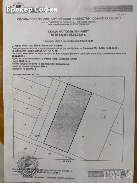 Парцел в Равно поле, м-ст Юрто, снимка 1