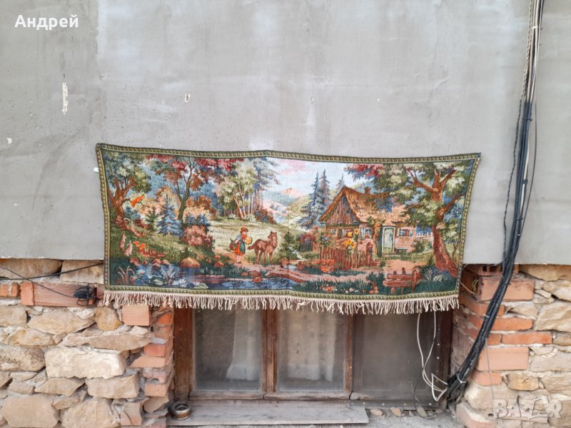 Старинен ковьор,покривка за стена #73, снимка 1