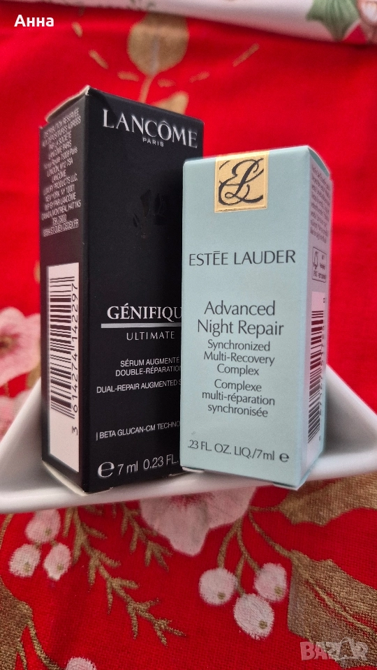 lancome estee lauder nuxe серум и гланц за устни, снимка 1
