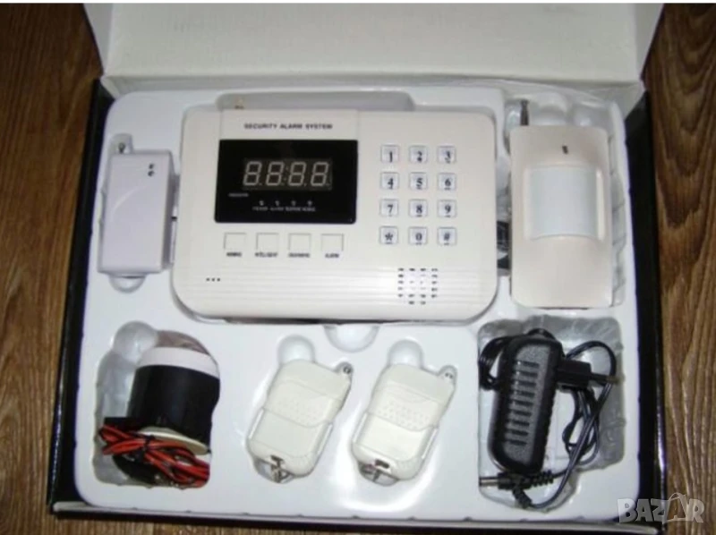 Безжична Алармена Система с 99 Зони и PSTN Поддръжка за Мобилен и Стационарен Телефон , снимка 1