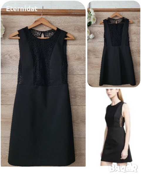Елегантна черна рокля Zara , снимка 1