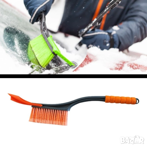 Стъргалка за лед с четка, снимка 1