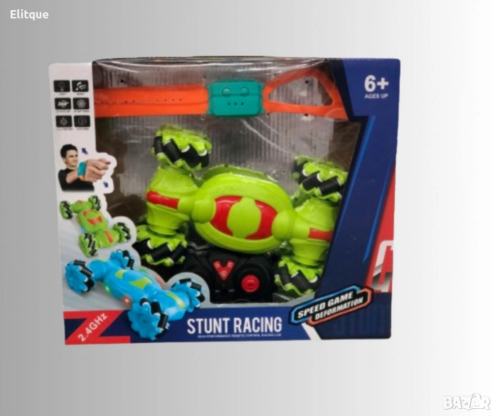 Екшън каскадна кола с дистанционно управление, снимка 1