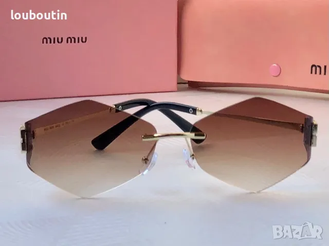 Miu 2024 дамски слънчеви очила осмоъгълник ромб 4 цвята, снимка 16 - Слънчеви и диоптрични очила - 48002083