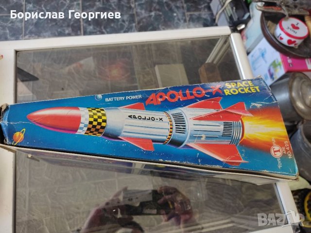 Стара играчка ракета apollo-x space rocket, снимка 10 - Колекции - 40279535