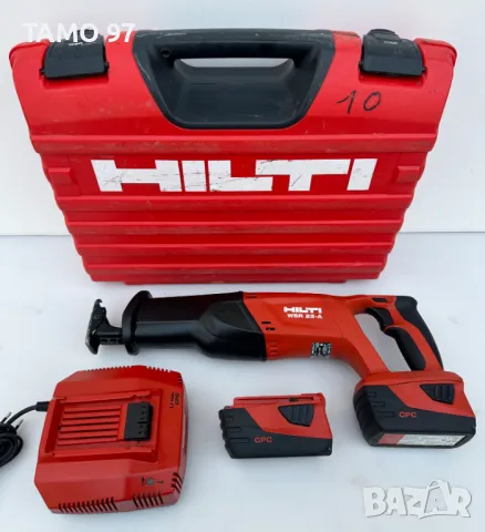Hilti WSR 22-A - Акумулаторен саблен трион 2x22V 5.2Ah като нов!