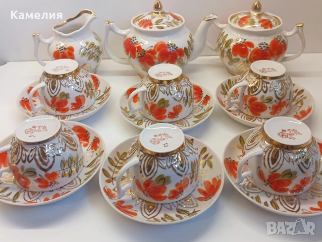 Руски порцелан , снимка 4 - Сервизи - 51455429